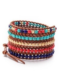 Chan Luu Multicolor Beaded Wrap Bracelet