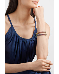 Carolina Bucci Twister Luxe 18 Karat Gold Multi Stone Bracelet