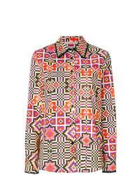 Miahatami Pixel Print Shirt