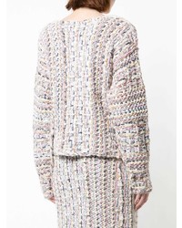 Adam Lippes Boat Neck Tweed Sweater