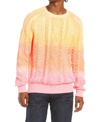 Ralph Lauren Ombre Cable Knit Sweater