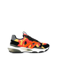 Multi colored Camouflage Athletic Shoes