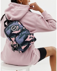 Hype One Shoulder Backpack In Camo