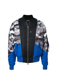 Mostly Heard Rarely Seen Camouflage Print Bomber Jacket