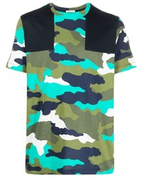 Moncler Camouflage Print T Shirt