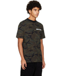 Palm Angels Three Pack Multicolor Camo T Shirt