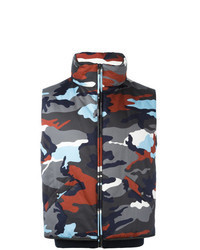 Multi colored Camouflage Gilet