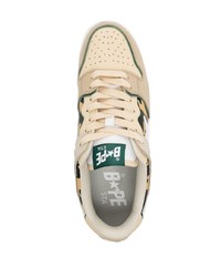A Bathing Ape Bape Sk8 Sta 4 Lace Up Sneakers