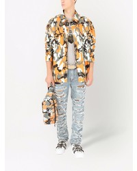 Dolce & Gabbana Camouflage Print Shirt