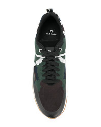 Ps By Paul Smith Rappid Camouflage Sneakers