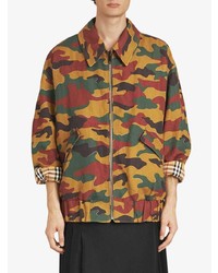 Burberry Ramie Cotton Reversible Harrington Jacket