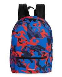 Alexander McQueen Camo Nylon Backpack In Multicolor At Nordstrom