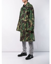 Cmmn Swdn Camouflage Print Coat