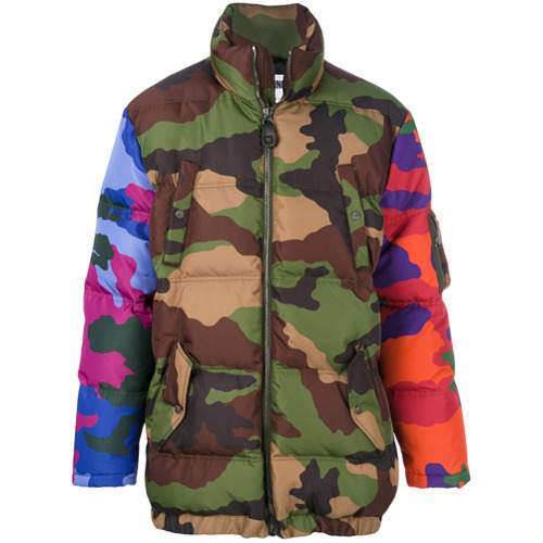 Moschino Padded Camouflage Coat, $946 