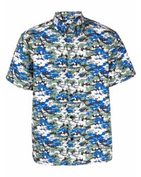 costume national contemporary Patterned Short Sleeved Shirt