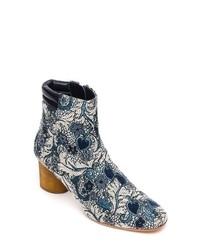 Multi colored Canvas Ankle Boots