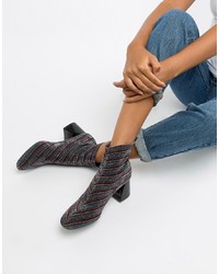 ASOS DESIGN Rainbow Sock Boots