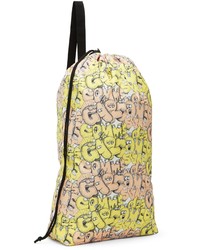 Comme Des Garcons SHIRT Yellow Kaws Backpack