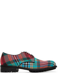 Multi colored Canvas Derby Shoes