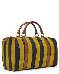 Bode Navy Yellow Carryall Tote