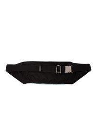 Marni Blue And Black Colorblock Belt Bag