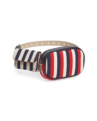 Steve Madden Nautical Stripe Double Belt Bag