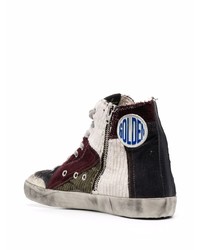 Golden Goose Logo Patch Lace Up Sneakers