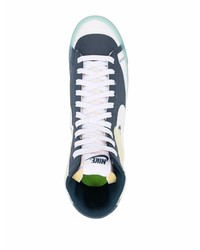Nike Logo Patch Panelled High Top Sneakers