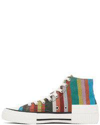 Paul Smith Multicolor Signature Stripe Kelvin Sneakers