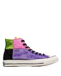 Converse Multicoloured Chuck 70 Faux Fur High Top Sneakers