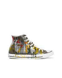 patterned converse high tops