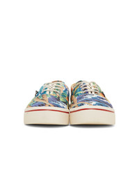 R13 Blue Wave Island Lace Up Sneakers