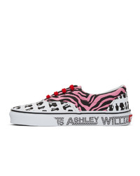 Ashley Williams Pink And White Vans Edition Era Sneakers
