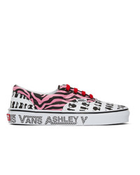 Ashley Williams Pink And White Vans Edition Era Sneakers