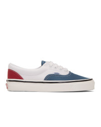 Vans White And Blue Anaheim Factory Era 95 Dx Sneakers