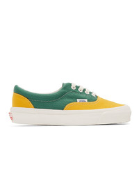 Vans Yellow And Green Og Era Lx Sneakers