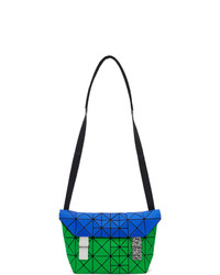 Bao Bao Issey Miyake Blue And Green Pixel Messenger Bag
