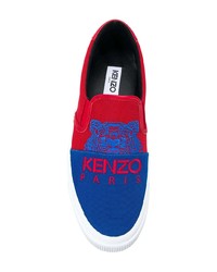Kenzo Embroidered Tiger Logo Sneakers