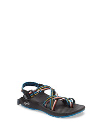 Multi colored Canvas Thong Sandals