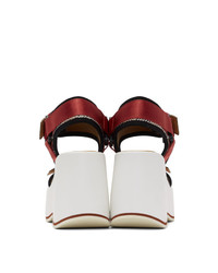 See by Chloe Red And Pink Yumi Sandals