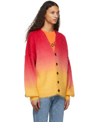 Stolen Girlfriends Club Red Yellow Faded Dreams Cardigan