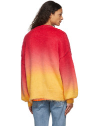 Stolen Girlfriends Club Red Yellow Faded Dreams Cardigan