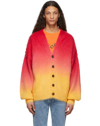 Stolen Girlfriends Club Red Yellow Faded Dreams Cardigan