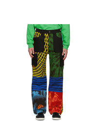 AGR Multicolor Hand Printed Cargo Pants