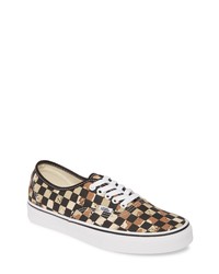 Multi colored Check Canvas Low Top Sneakers