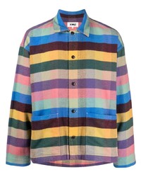 YMC Check Pattern Button Up Flannel Shirt
