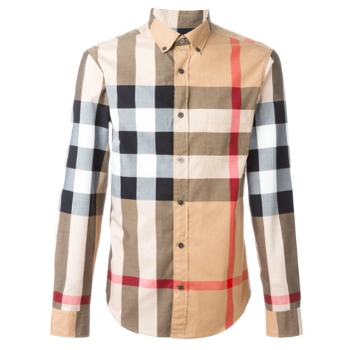 Burberry Checked Shirt, $300  | Lookastic