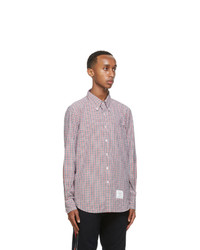 Thom Browne Multicolor Check Straight Fit Shirt