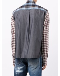 Dolce & Gabbana Patchwork Check Print Shirt