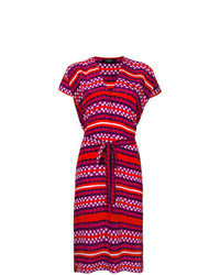 Multi colored Check Midi Dress